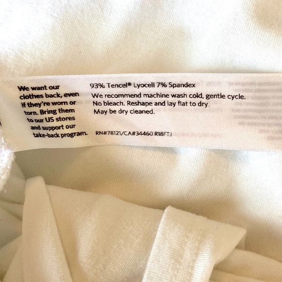 Eileen Fisher Ling Sleeve White Tunic M EUC - Picture 9 of 10